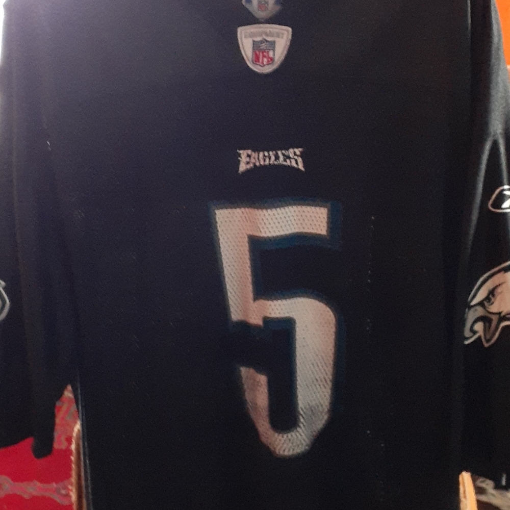 Sports shirt NFL EAGLES  black, green and white  u